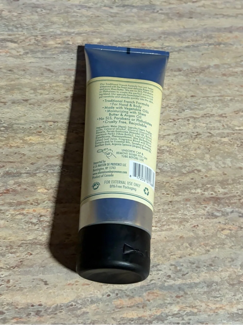 A La Maison de Provence Fresh Sea Salt Hand & Body Lotion -